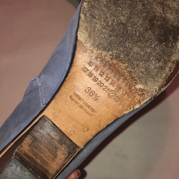 Maison Margiela Blue Line 22 Kitten Heel Boots - Picture 4 of 4